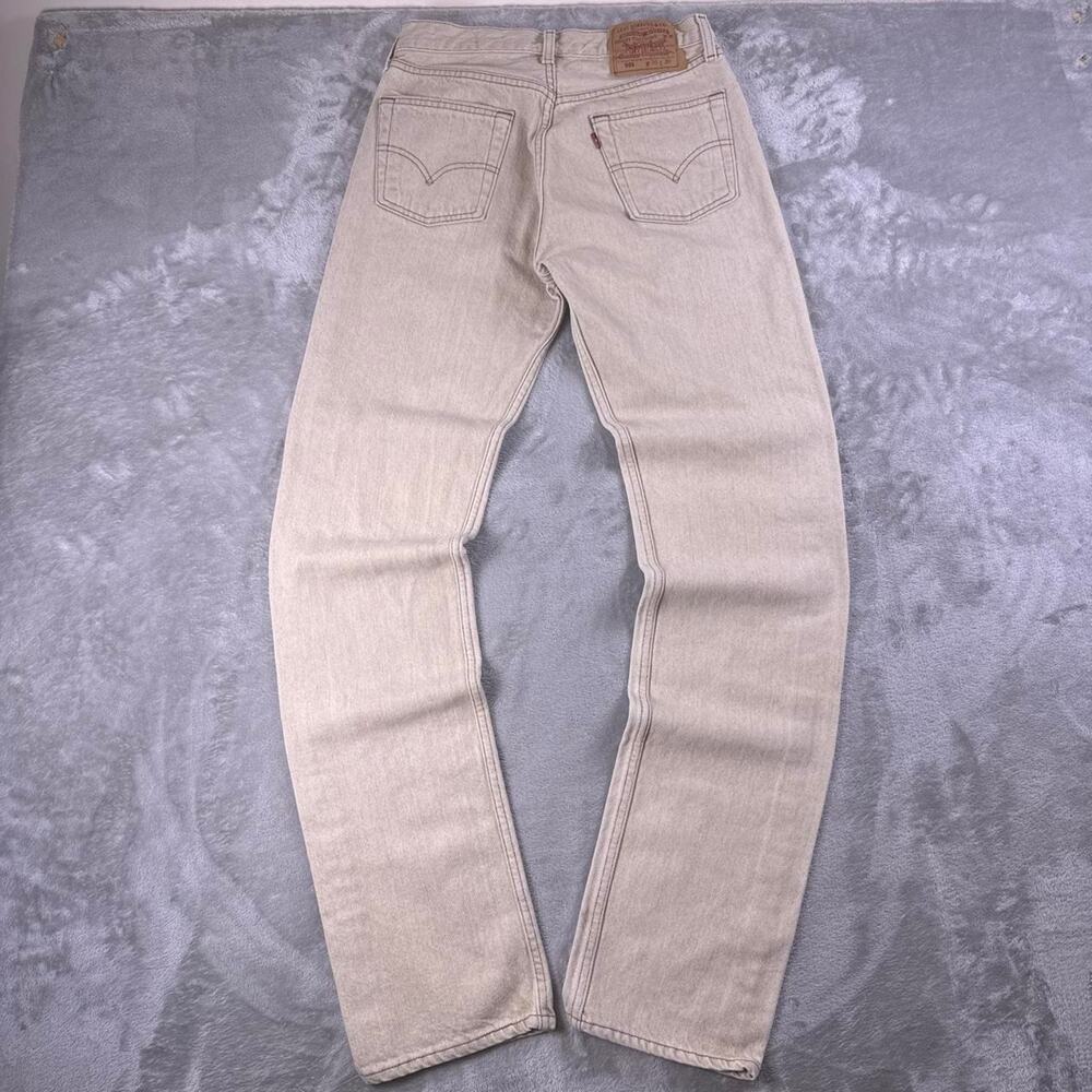 Vintage 1996 Levi’s 501 0612 Jeans Men’s 30x36 Beige Made in USA 90s (28x34.5)